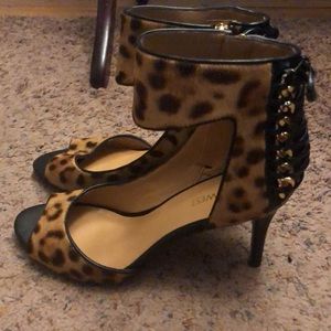 Nine West Cheetah Leopard Print Stiletto Heels
